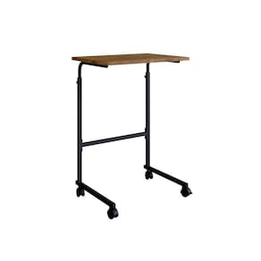 Mesa de Apoio para Notebook Regulável Steel Wood Noce Oro e Preta