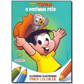 Turma da Mônica Clássicos Ilustrados para Colorir Vol.10 O Patinho Feio