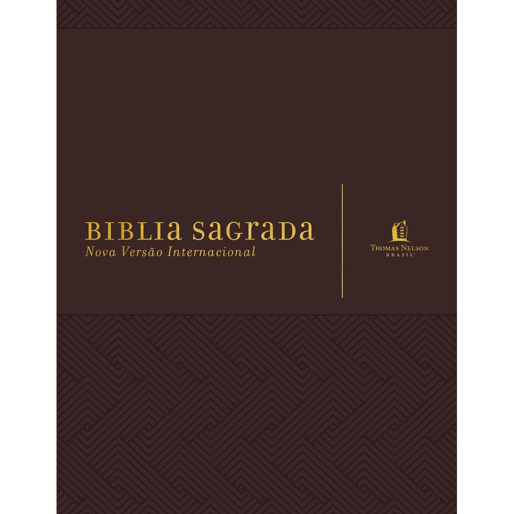 Bíblia NVI, Couro Soft, Marrom, Com Espaço para Anotações, Leitura Perfeita