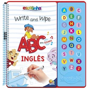 Escute e Aprenda! Escreva e Apague ABC com Sons (INGLÊS) (Escolinha Todolivro)