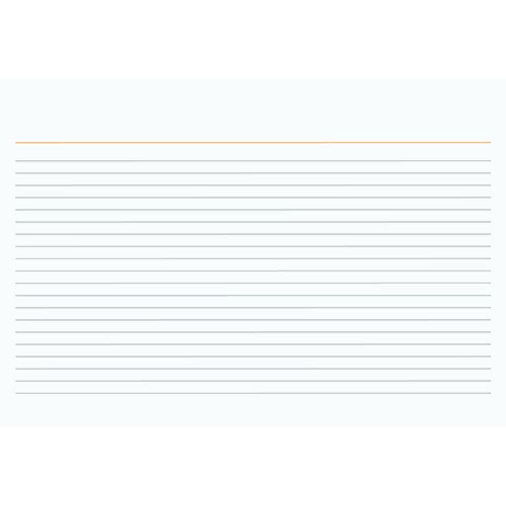 Ficha Pautada 5X8 100Un Tilibra N3