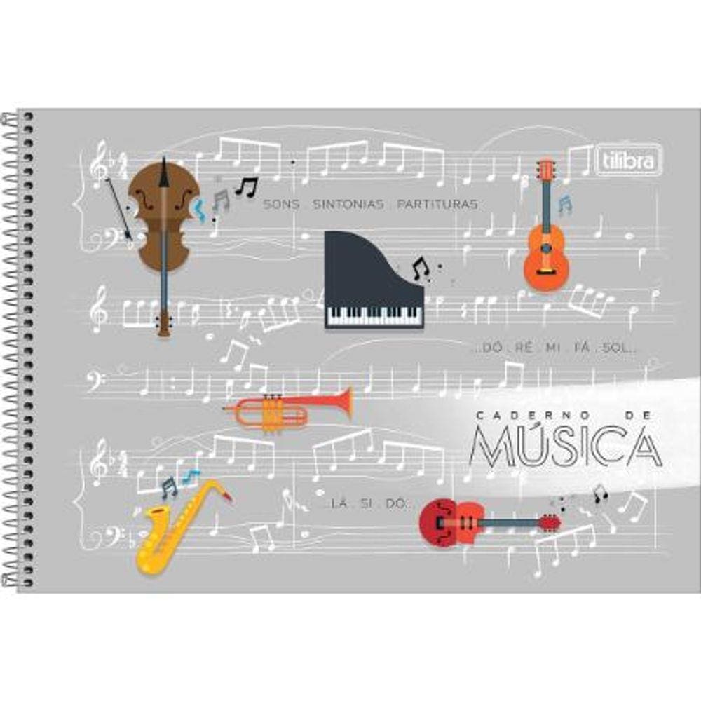 Caderno Pequeno Musica Tili 80F 3061