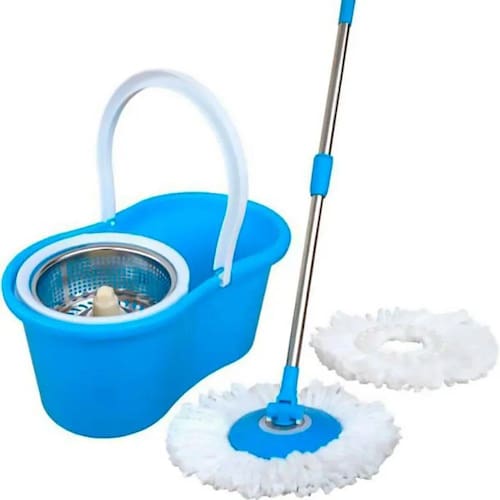 Balde Spin Mop 360 Com Esfregão Completo e Refil Flash Limp