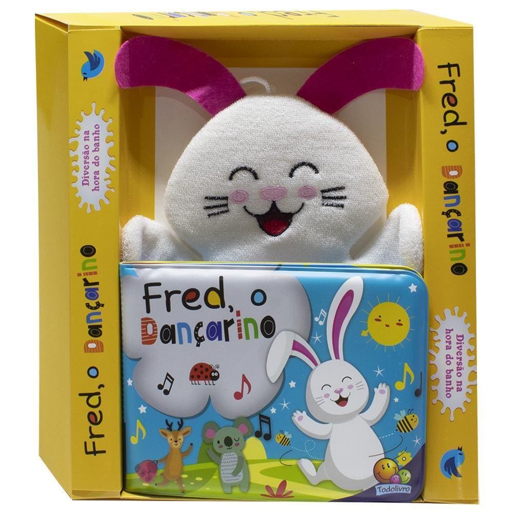 Livrinho fantoche de banho: Fred, o Dançarino