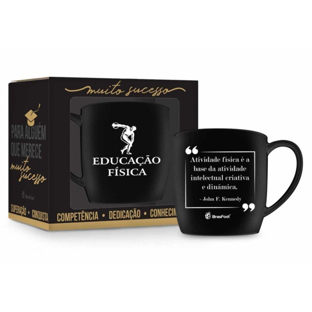 Caneca Porcelana 360ML - Curso Educação Física