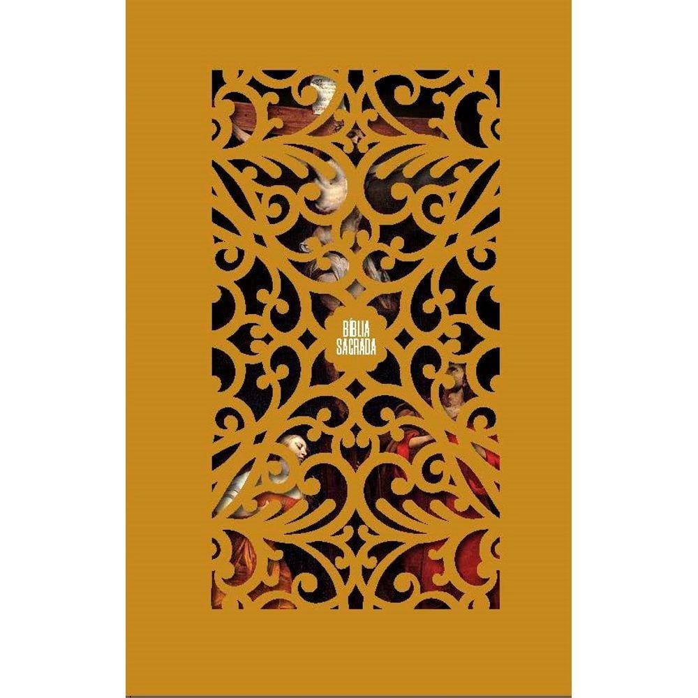 Bíblia Sagrada NVI, Capa Dura, Dourada, Leitura Perfeita