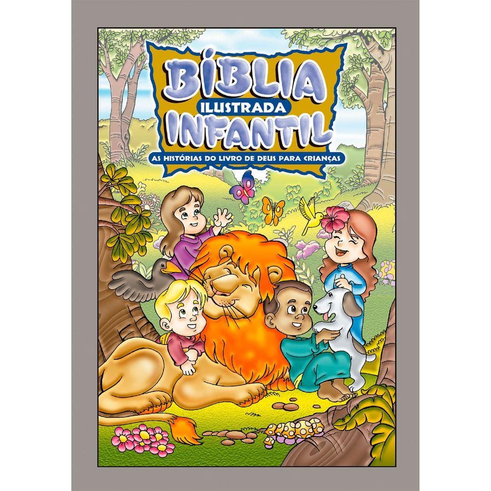 Bíblia ilustrada infantil - Impressa prata
