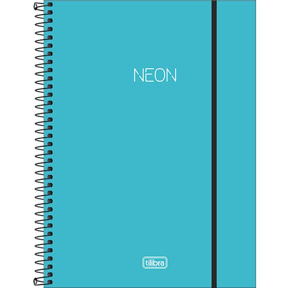 Caderno 160 Cp Neon Az Tilibra 302384