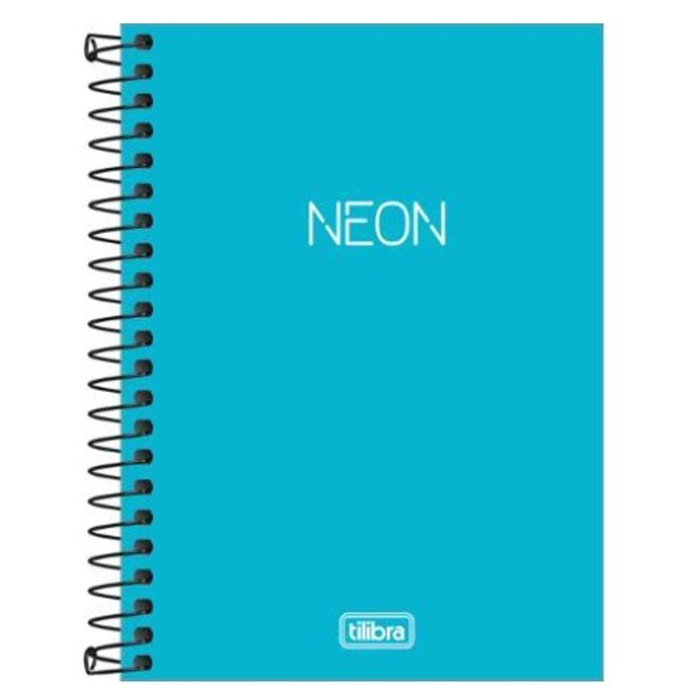 Caderno 1/8 080 Neon Az Tilibra 302601
