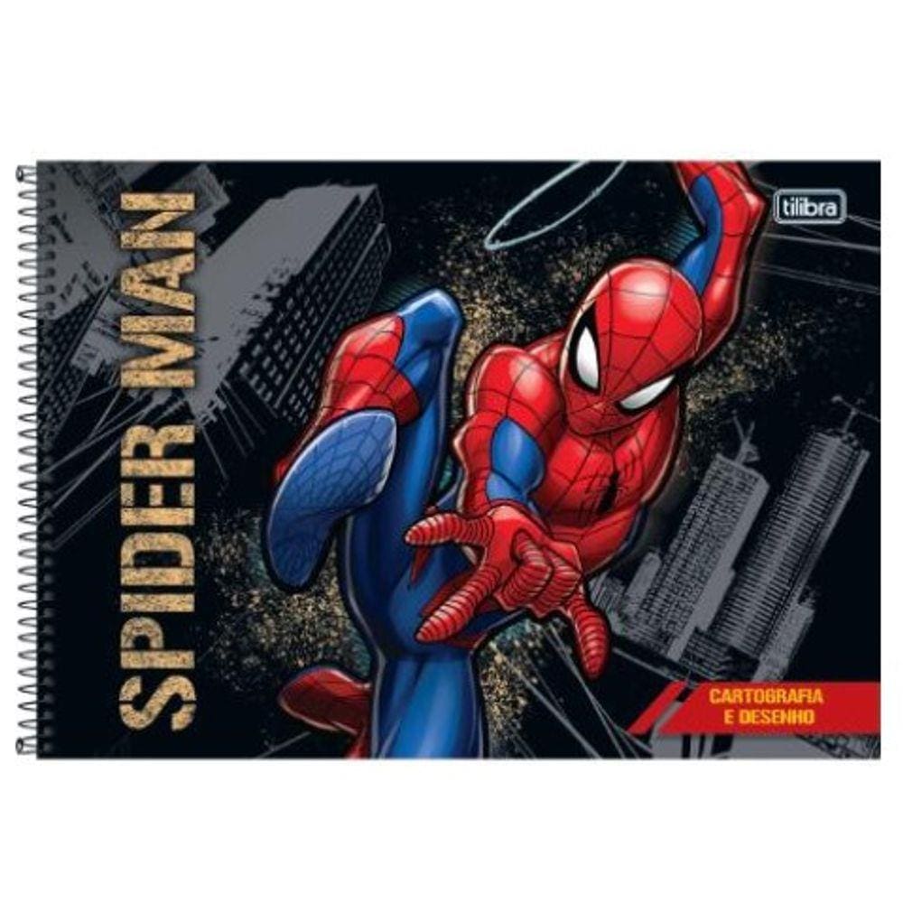 Caderno Desenho 080 Spider Man Tilibra