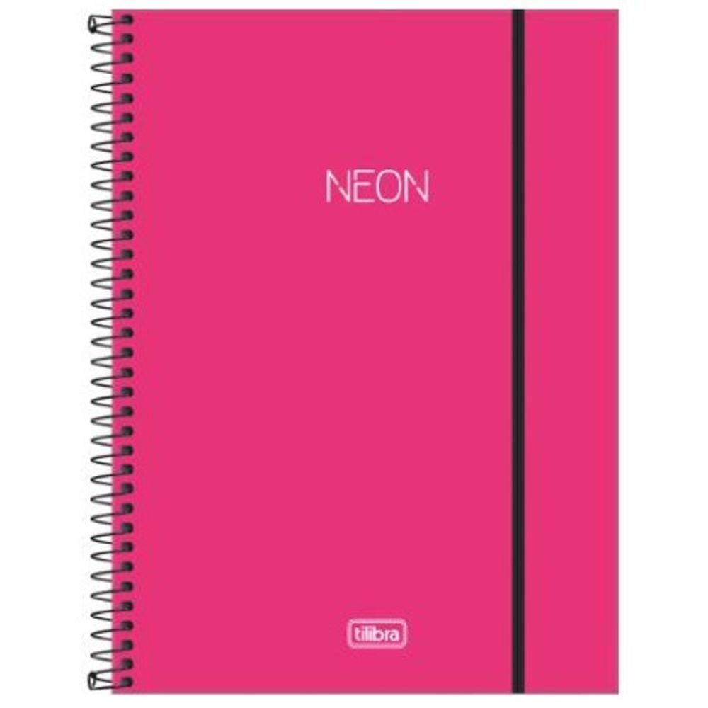 Caderno 160 Neon Rosa Tilibra 302481