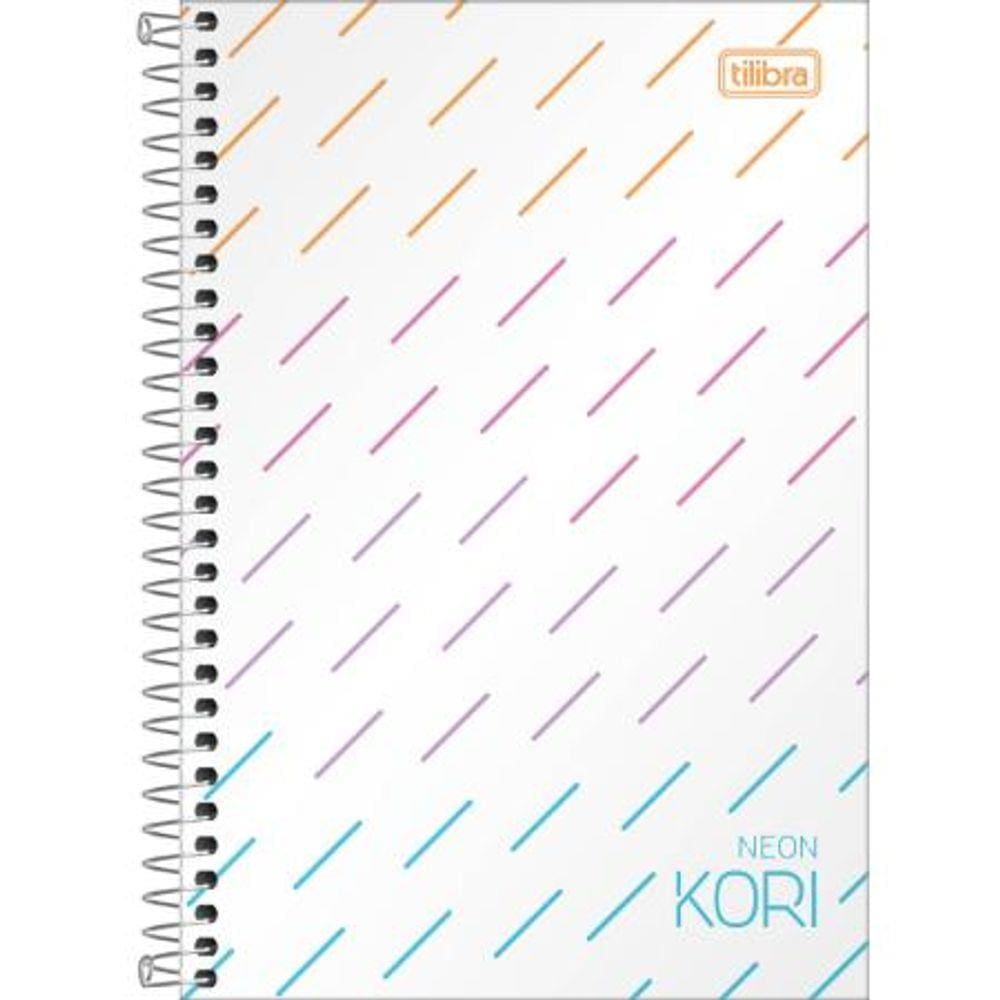 Caderno 1/4 080 Cd Neon Kori Tilibra
