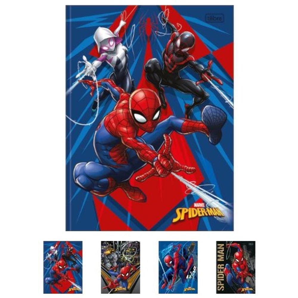 Caderno 080 Brochurao Cd Tilibra Spider