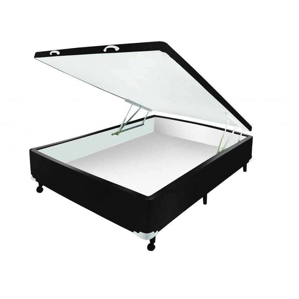 Box Baú Castor Casal Preto 138x188x35cm