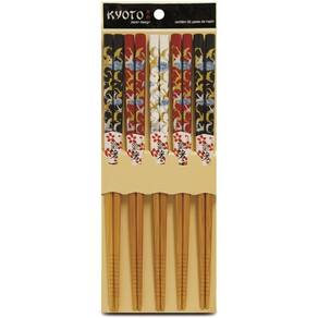 Kit Hashi 5 Pares Bambu Tsurus - Kyoto