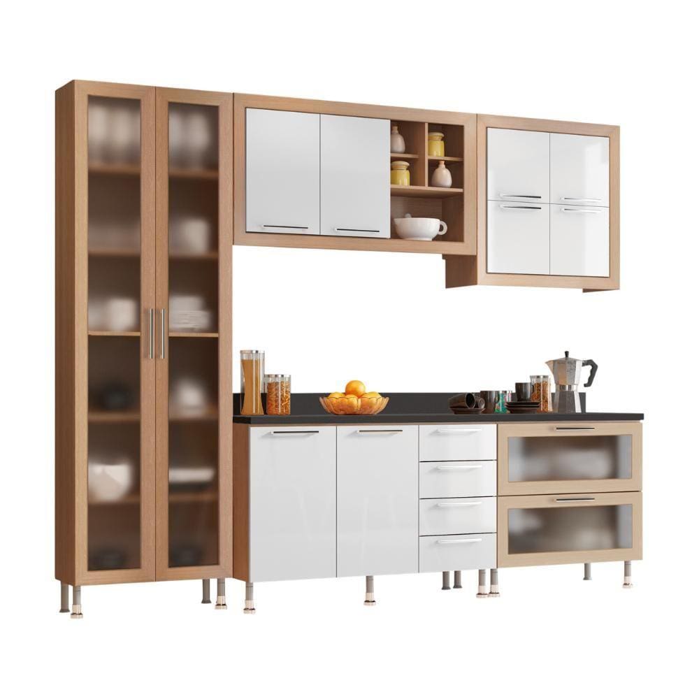 Armário de Cozinha Completo Ditália Aspen 5 Peças CV/BR A10