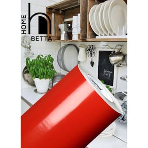 Adesivo para envelopamento de móveis Vermelho 2m x 50cm