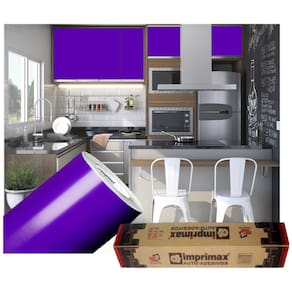 Adesivo para envelopamento de móveis Violeta 2m x 50cm