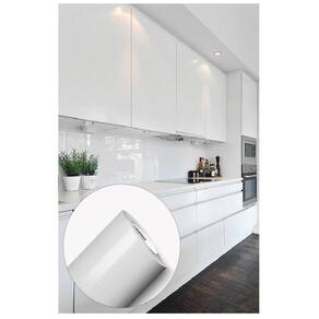 Adesivo Branco envelopar Armario Cozinha 50cm X 2m