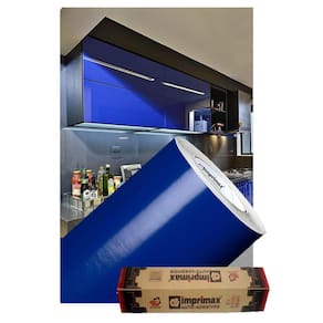 Adesivo para envelopamento de móveis Azul Marinho 2m x 50cm