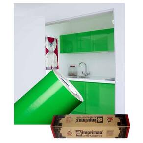 Adesivo para envelopamento de móveis Verde Abacate 2m x 50cm