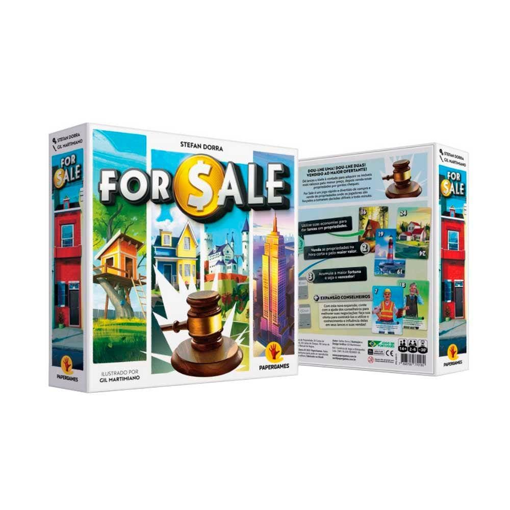 For Sale Jogo de Cartas PaperGames J050