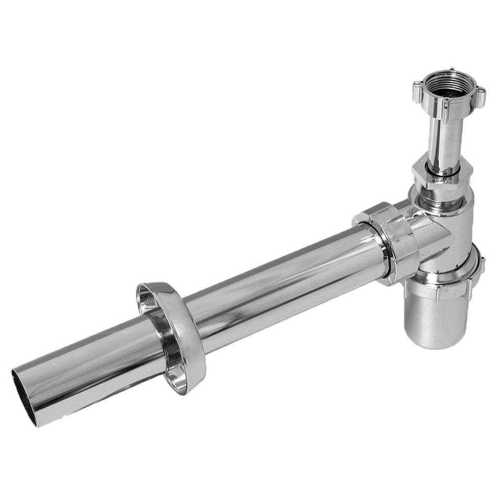 Sifão copo de plástico ABS 1.1/2" x 40mm SC5 cromado Astra Astra