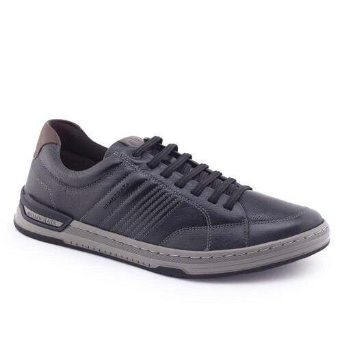 Sapatênis Couro Natural Masculino 151119 Democrata Denim Menor preço em Sapatênis Couro Natural Masculino 151119 Democrata Denim