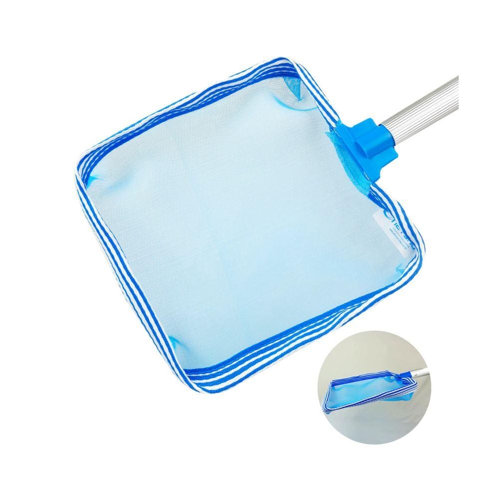 Peneira Cata Folhas Metálica Acessório Limpeza Piscina - 0016 Netuno