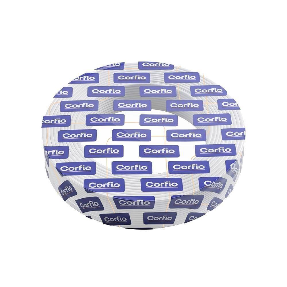 Cordão Corfio 2X4,0mmx100m Rolo Branco