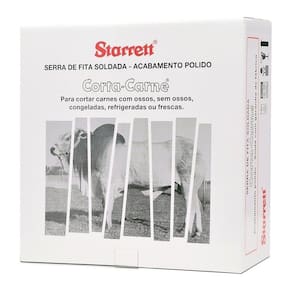 Serra Fita Starrett Mkp 16mmX6DPP Aço Carbono 3,10mX30m Embalagem com 5 Unidades