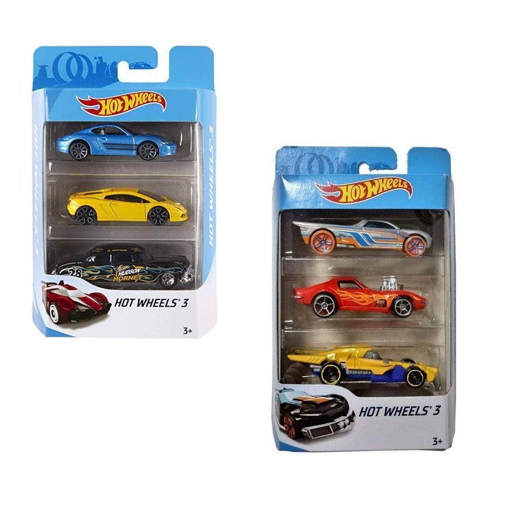 Carrinhos Hot Wheels Pacote Presente com 5 Carros - MATTEL