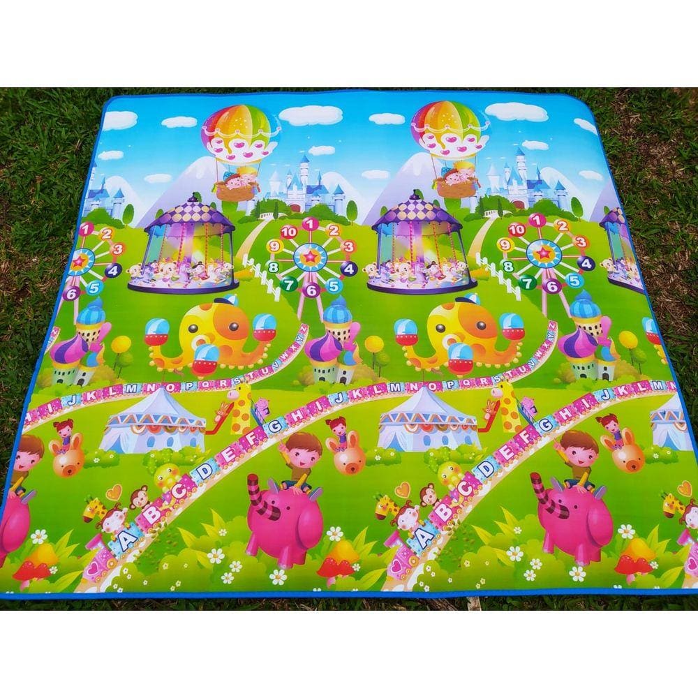Tapete De Atividades Infantil Grosso - Dupla Face - 2,00x1,80 metros