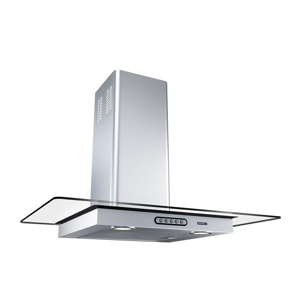 Coifa de Parede 70cm Vidro Reto Duto Slim Nardelli Inox