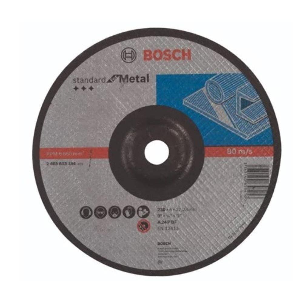 Disco De Desbaste para Metal Bosch 9`` x 1/4`` x 7/8``