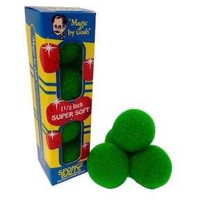 4 Bolas de Espuma Goshman Super Soft 1,5 InchR+ Verde