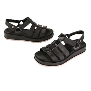 Sandalia Papete Casual Feminina Flatform Zaxy 18421