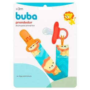Prendedor Chupeta Animal Leão Buba Ref:12047
