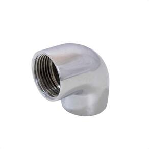 Cotovelo Joelho 90° Fêmea X Fêmea 3/4 Metal Cromado Favorito