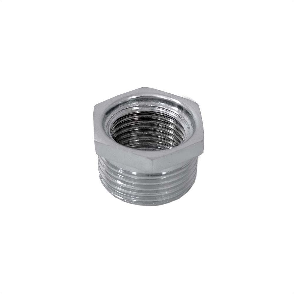 Bucha De Redução Curta De 3/4 X 1/2 Em Metal Cromado