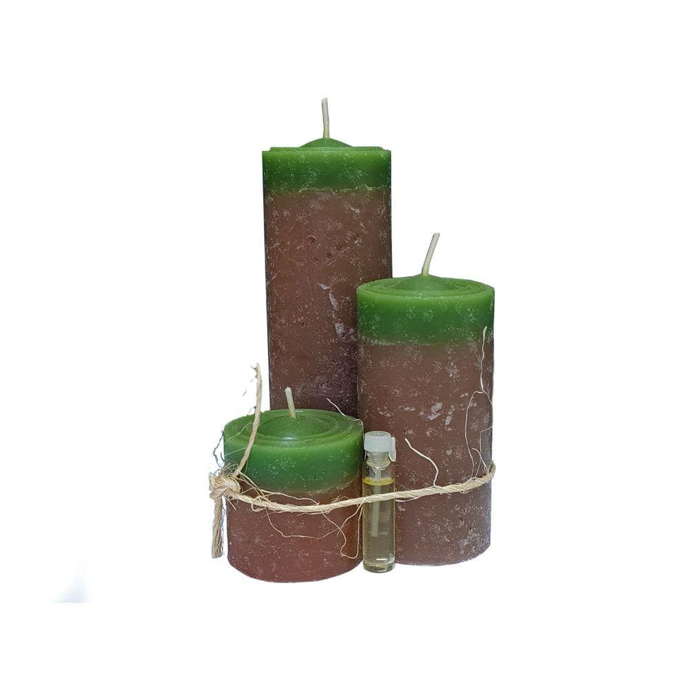 Kit 3 Velas Decoração Enfeite De Natal - Decore Seu Natal