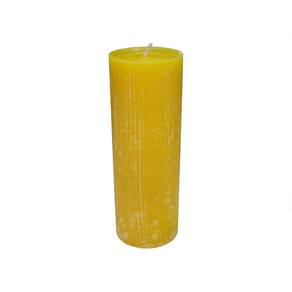 Vela Natalina Decorativa 7x20 Na Cor Amarela Enfeite Sua Casa