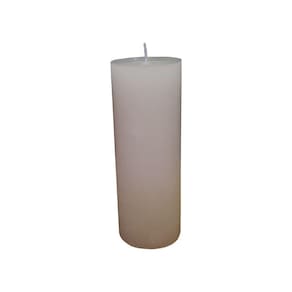 Vela Natalina Decorativa 7x20 Na Cor Branca Enfeite Sua Casa