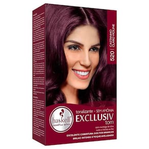 Tonalizante Haskell Excllusiv Color Castanho Claro Violeta 520
