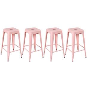 KIT - 4 x banquetas altas Iron Tolix - 76 cm -