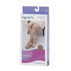 Meia Audace Ad 15-20 G Sem Ponta Natural Escuro - Sigvaris