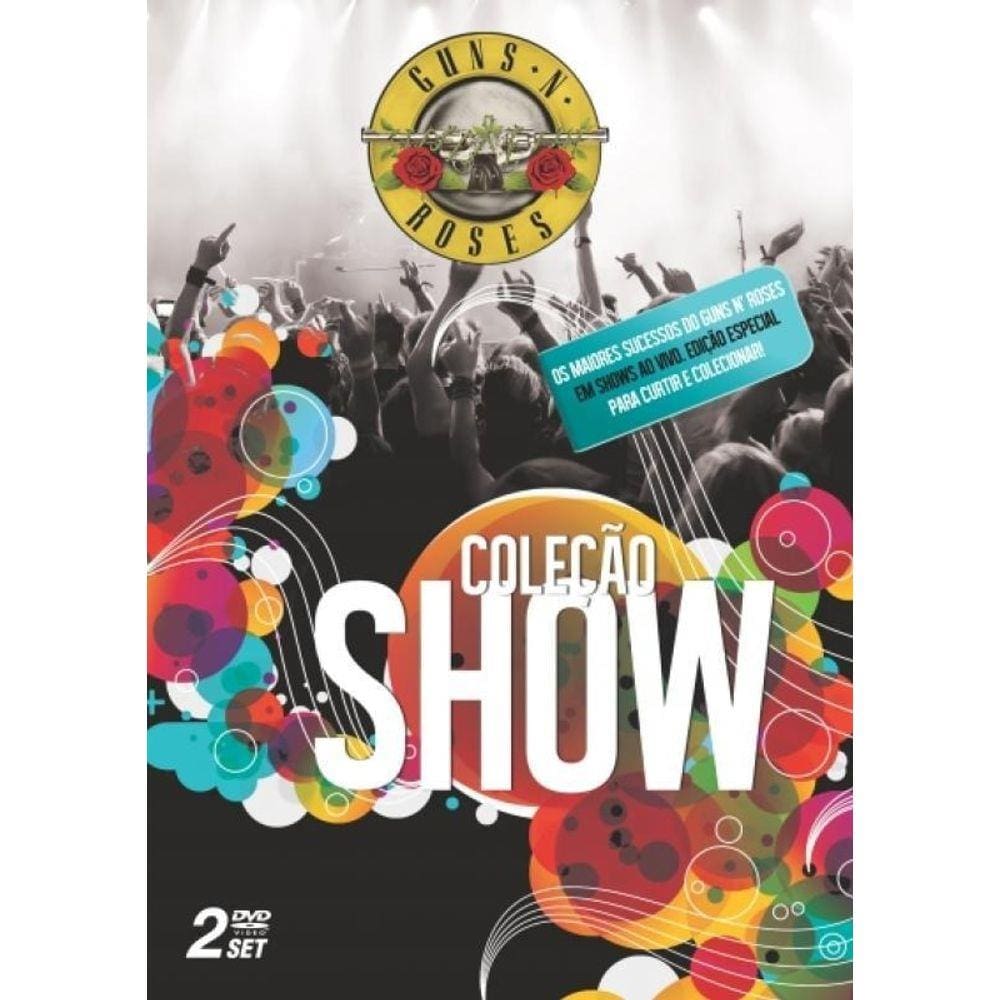 Dvd - Guns N` Roses - Coleção Show 2 Dvds