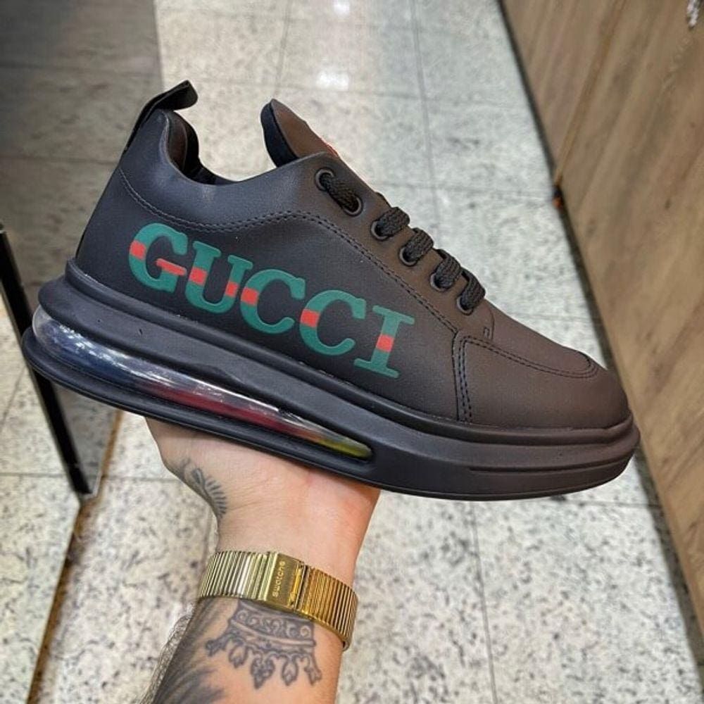 Tênis Gucci Monograma Masculino Original - VF437 | Etiqueta Única