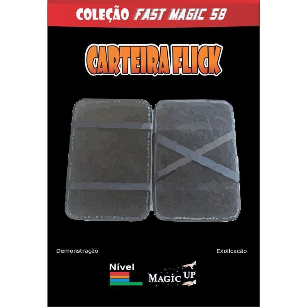 Carteira Flick Luxo Magic Up Preta