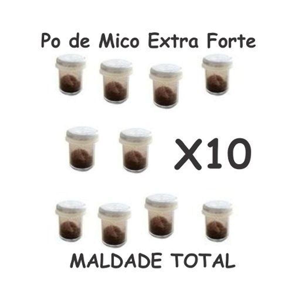 10 Pó de Mico Maldade Total Pó Que Coça Extra Forte R+